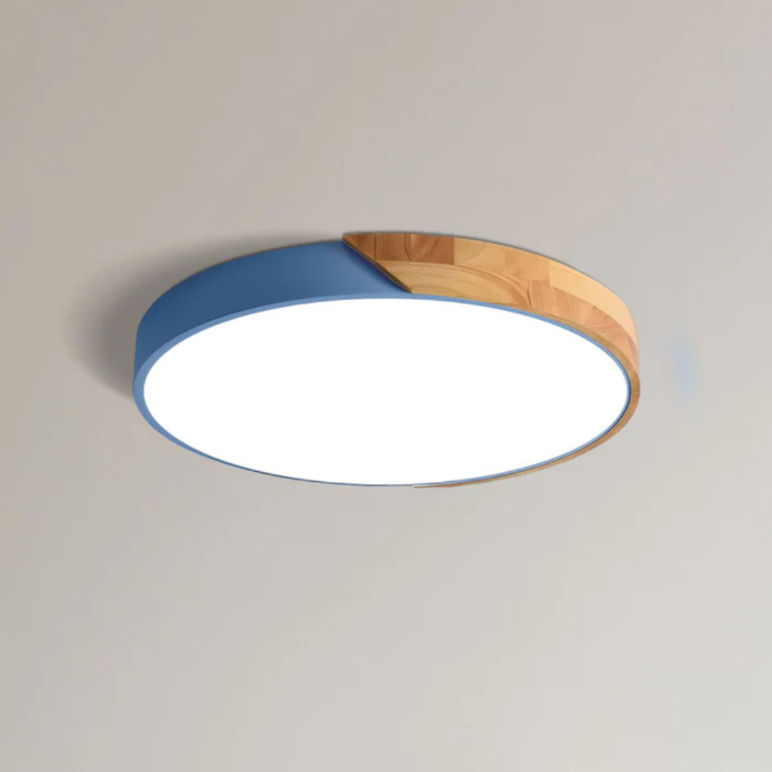 Scandinavian Wood LED Ceiling Light